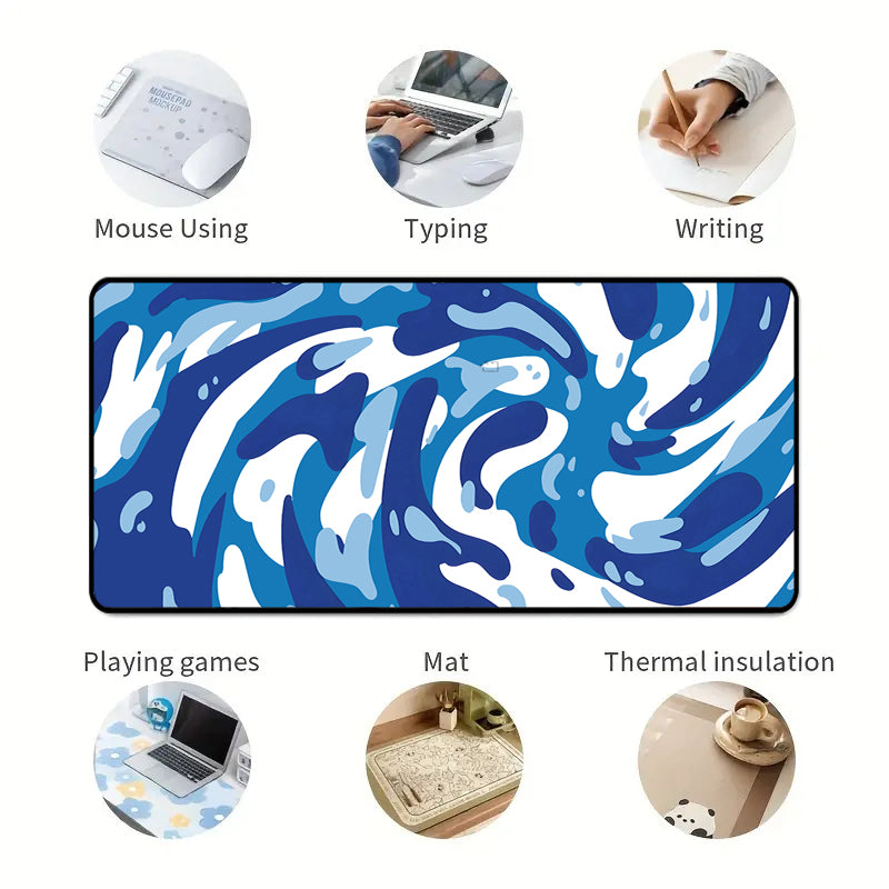 Asdantu Rubber Mouse Pads Blue Collection