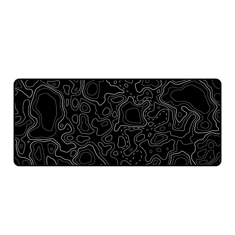 Asdantu Black line Sublimation Mouse Pad Keyboard Gaming Black Mousepad