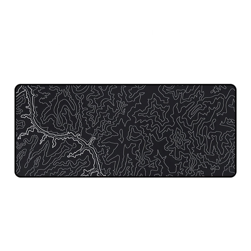 Asdantu Black Fine Line Rubber Mousepad Black Desk Mats Manufacturers