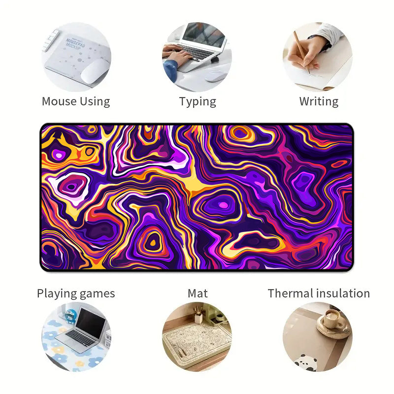 Asdantu Colored Unique Fluid Keyboard Desk Mats