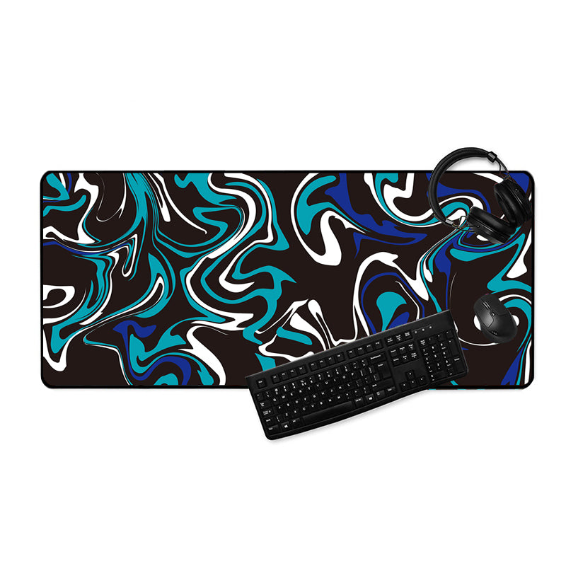 Asdantu Blue Unique Fluid Extended Mousepad