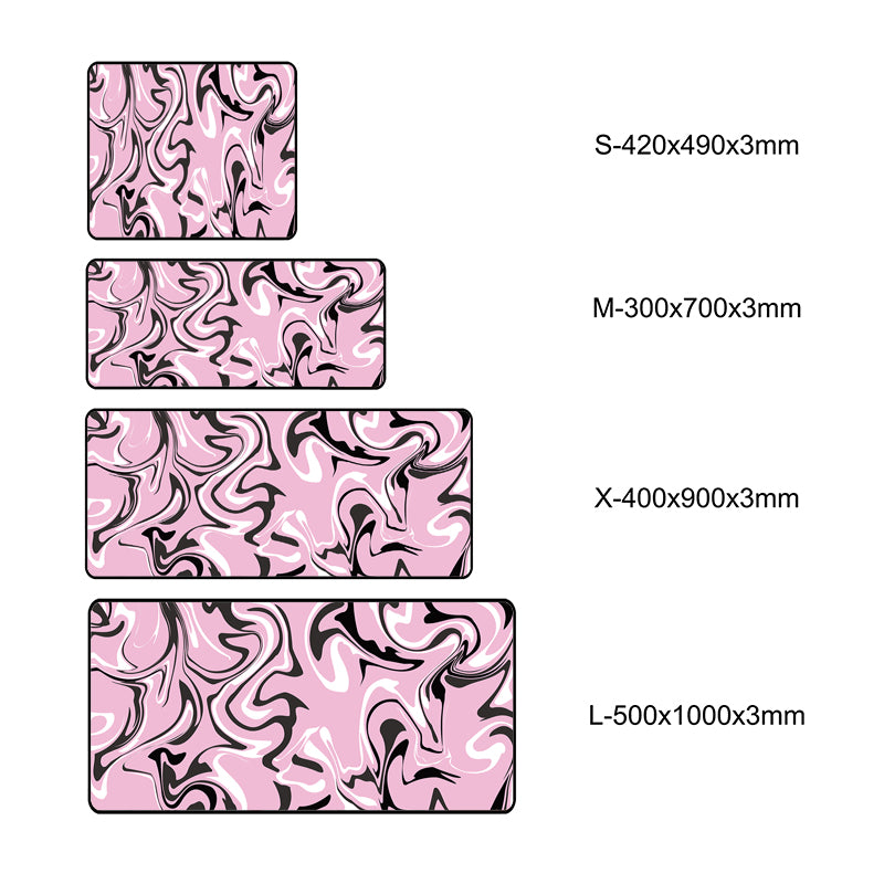 Asdantu Pink Unique Fluid High Quality Desk Mats