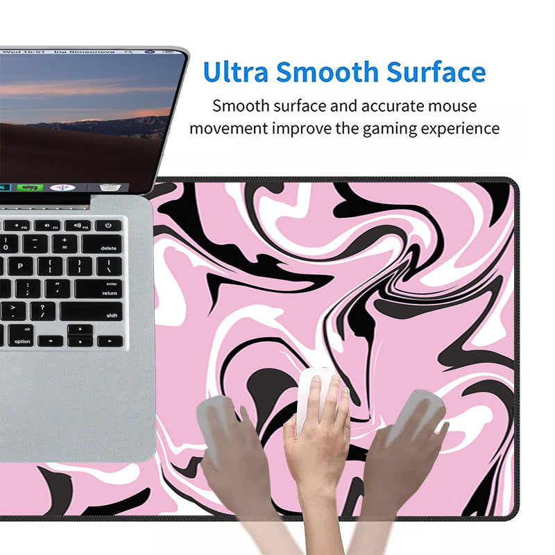 Asdantu Pink Unique Fluid High Quality Desk Mats