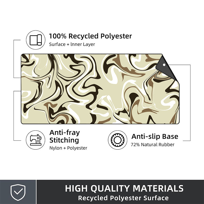 Asdantu Yellow Unique Fluid Desk Pads Manufacturers