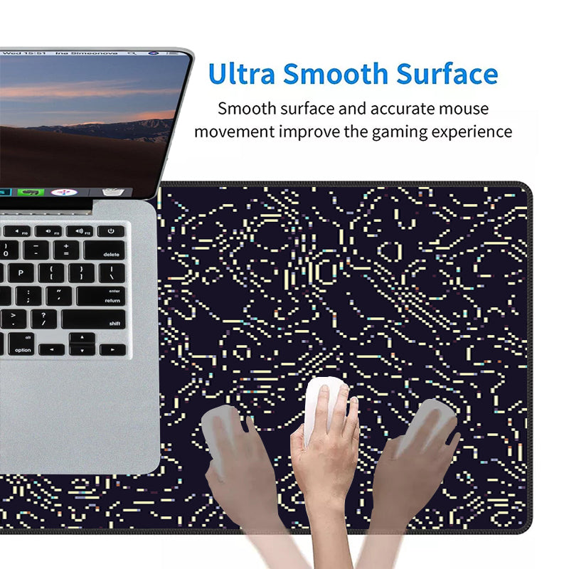 Asdantu Unique Splicing Pattern Overlock Mouse Pads