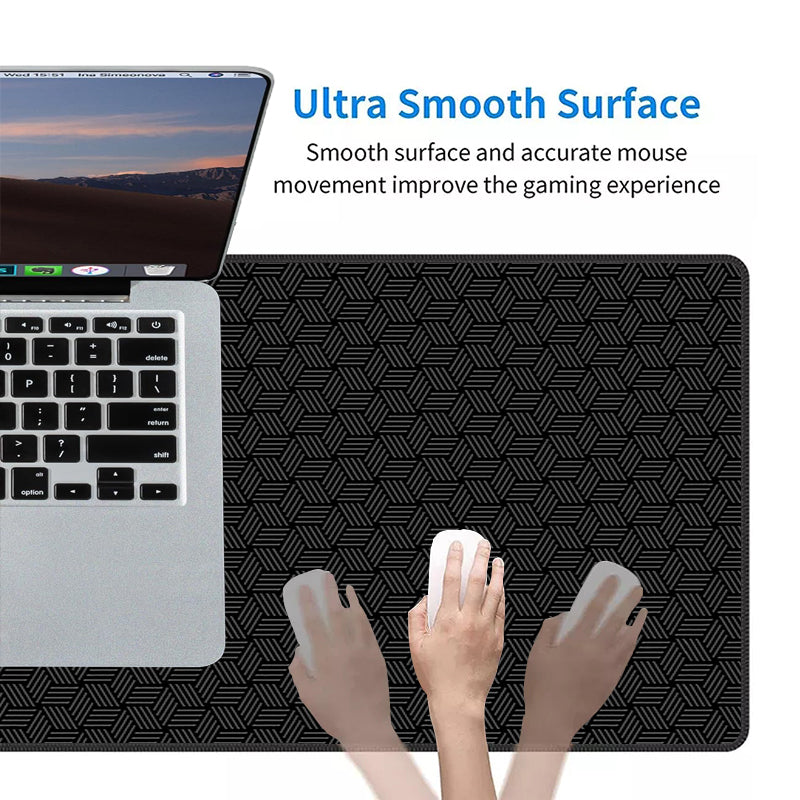 Asdantu Checkered Pattern Collection Overlock Mouse Pads