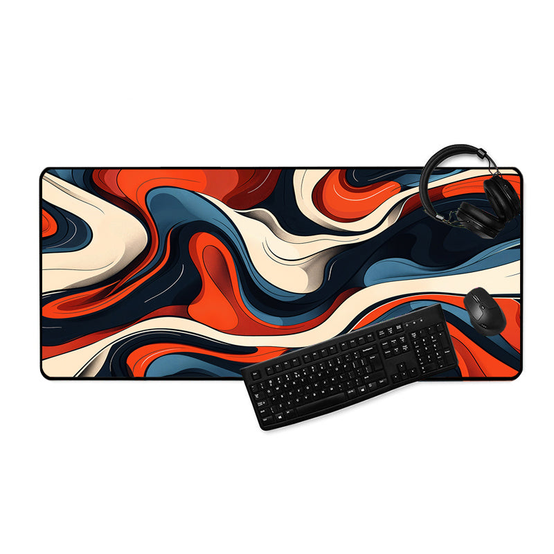 Asdantu High-quality Fluid Design Waterproof Mouse Pad Large Desk Mat