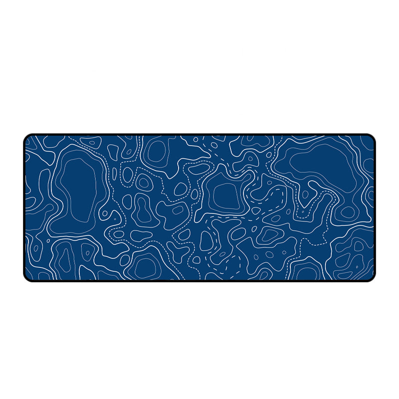 Asdantu Xxl Mouse Pads Blue Line Office Gaming Desk Pads