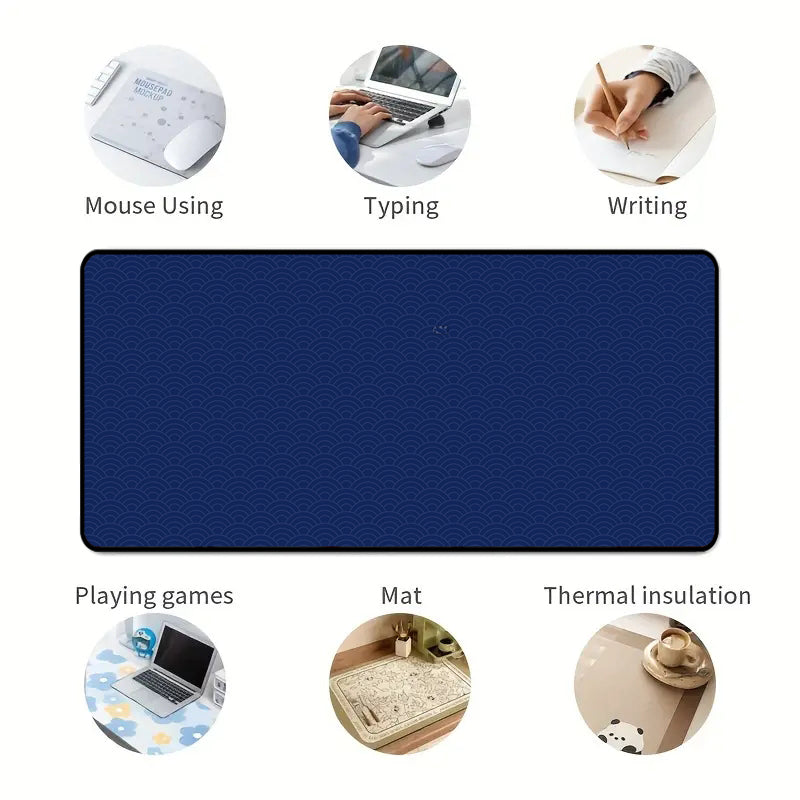 Asdantu Blue Waves High Quality Mouse Pad