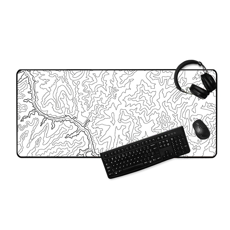 Asdantu White Fine Line Large Mousepad Mouse Mats Factory
