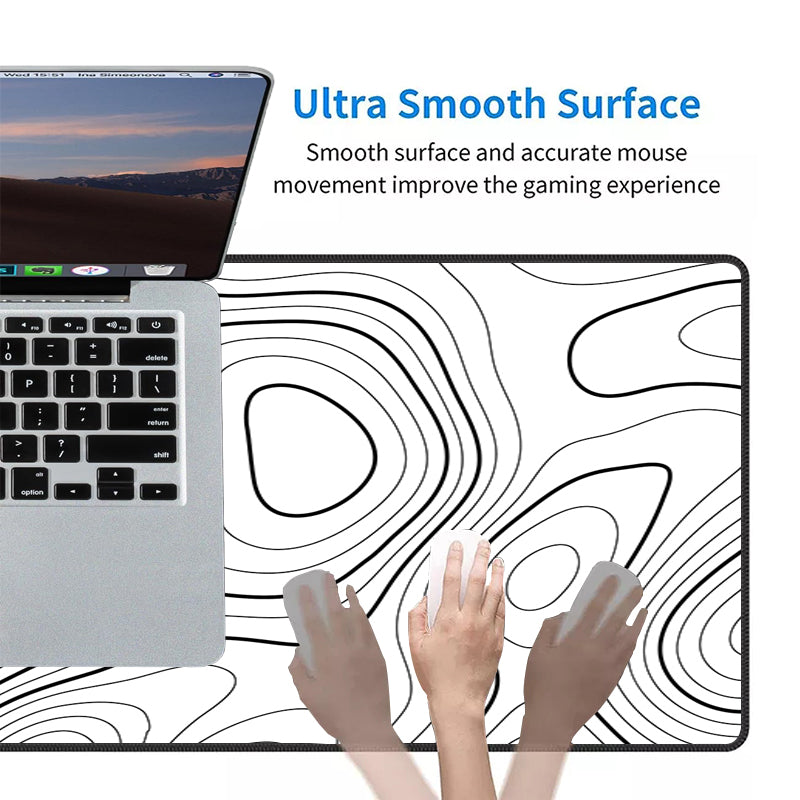 Asdantu White line Sublimation Mousepad Rubber Mouse Mats