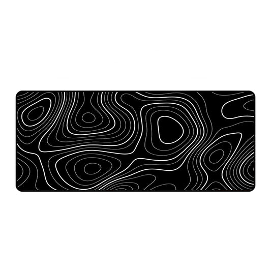 Asdantu Black line Overlock Mousepad Overlock Desk Mats