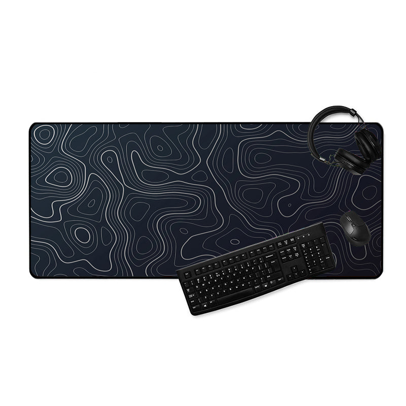 Asdantu White line Large Mouse Mats Large Desk Mats