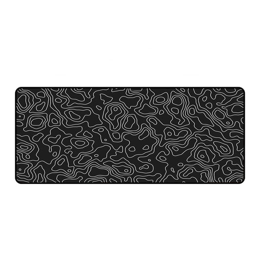 Asdantu White line Black Background Best Mouse Mats Keyboard Desk Mats