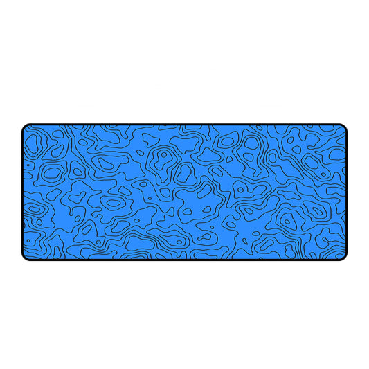 Asdantu Blue line Custom Desk Pads Black Overlock Gaming Mouse Pads