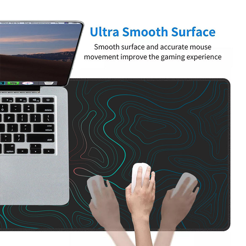 Asdantu Colored line Sublimation Desk Pads Large Mouse Pads Office