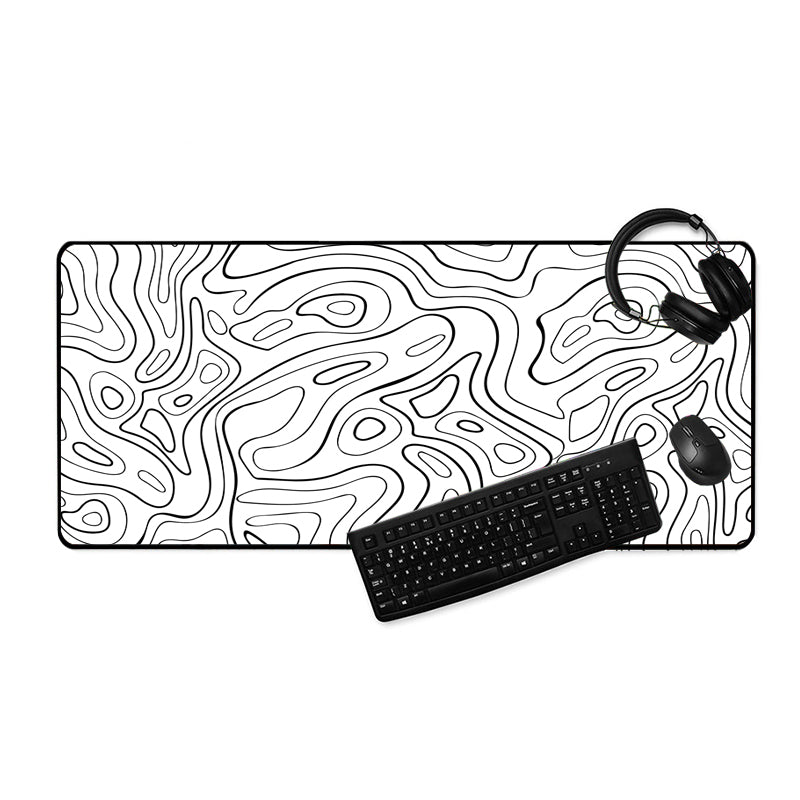 Asdantu Black line Desk Mats Custom With Logo