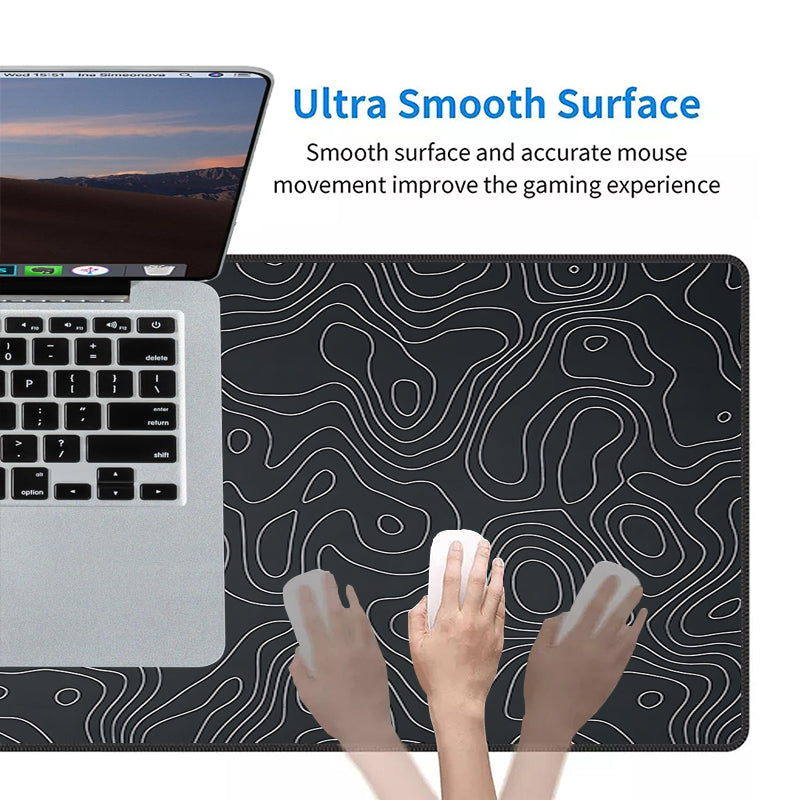 Asdantu High Quality Desk Mats Unique Design lines