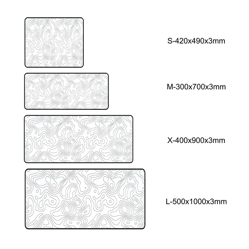 Asdantu Unique design lines XL Desk Mats Office Mouse Pad