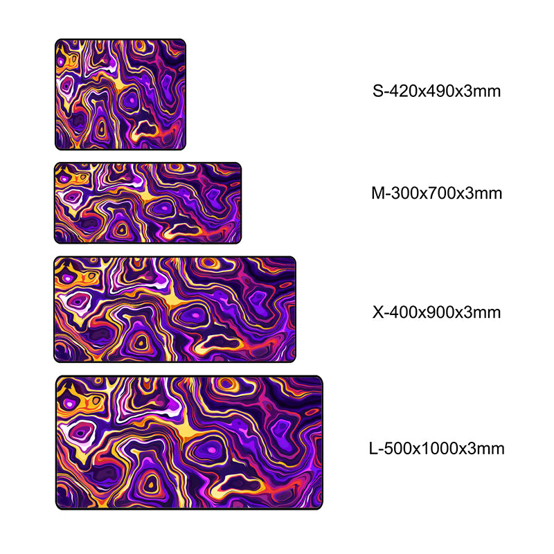 Asdantu Colored Unique Fluid Keyboard Desk Mats