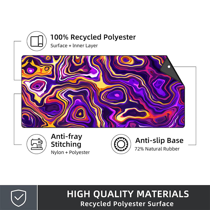 Asdantu Colored Unique Fluid Keyboard Desk Mats